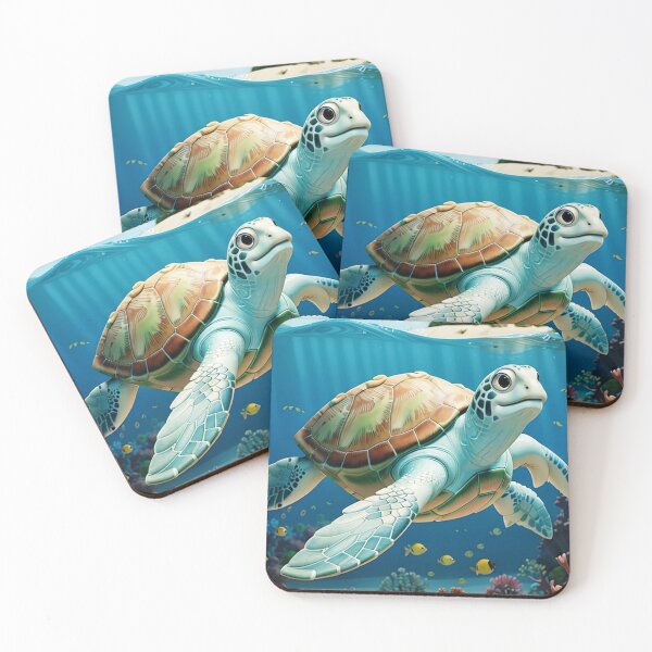 Item preview, Aqua Odyssey: Exploring with Sea Turtles designed and sold by andre santos.