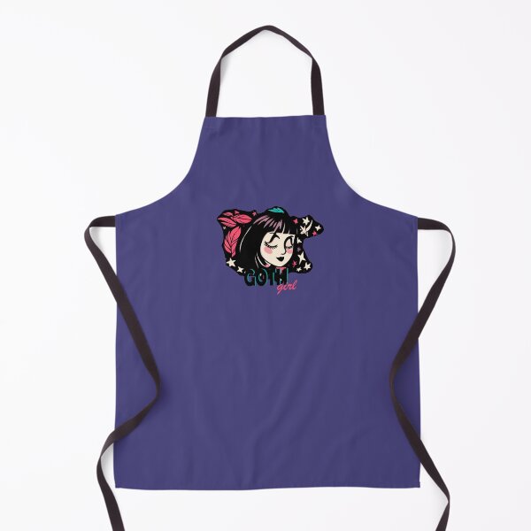 Item preview, Goth Girl: Neo-Gothic Illustration with Leaves and Stars designed and sold by Wicc-a.