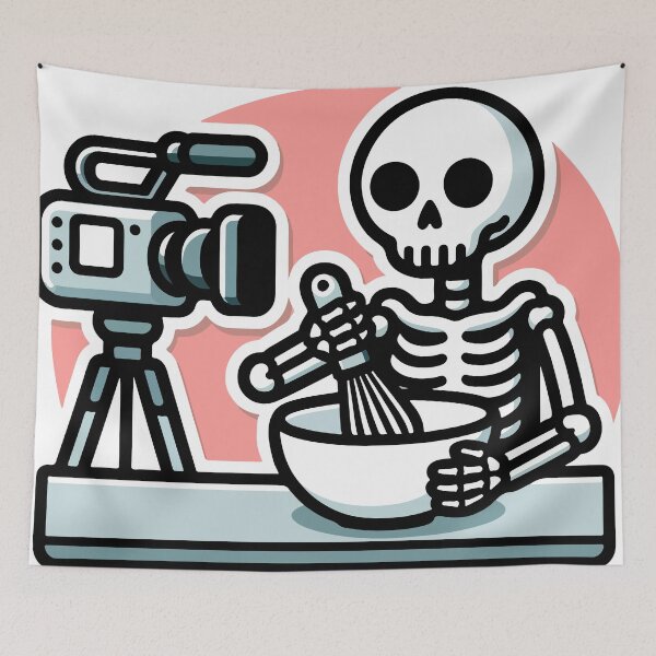 Item preview, Skeleton Cooking Show designed and sold by OniumEth.