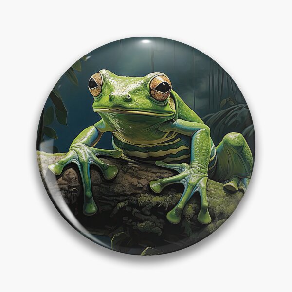 Item preview, Frog on Branch designed and sold by Elisabeth Lucas.