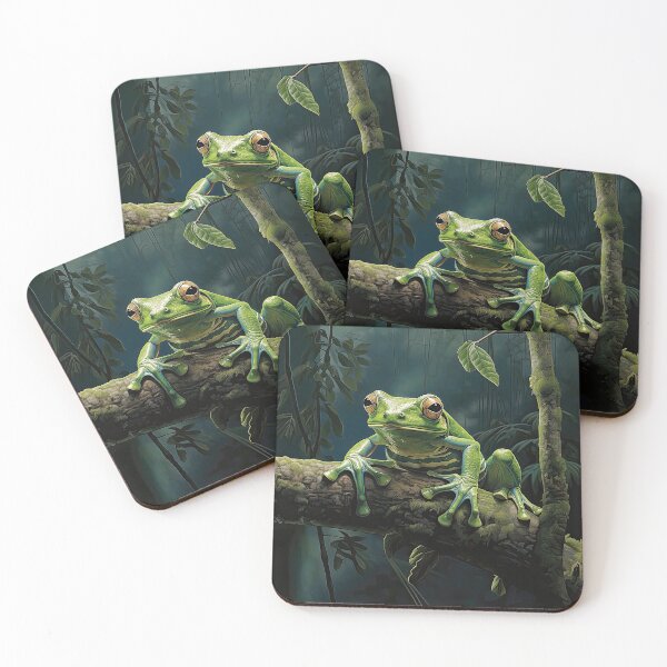 Item preview, Frog on Branch designed and sold by Elisabeth Lucas.