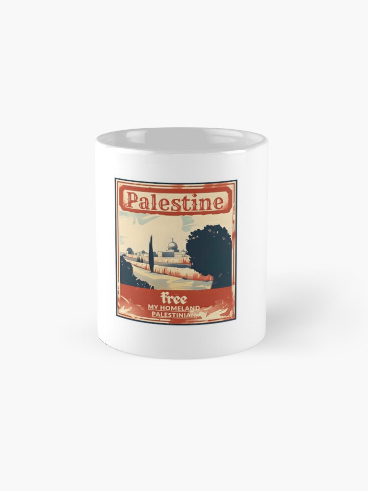 Discover Free Palestine-My Homeland Palestinian Coffee Mug