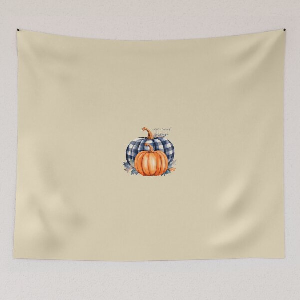 Item preview, Fall in Love with Blue Pumpkins designed and sold by whitebirchmerch.