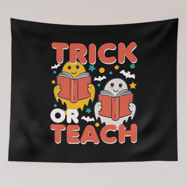 Item preview, Trick or Teach Cute Funny Halloween designed and sold by wingstar.