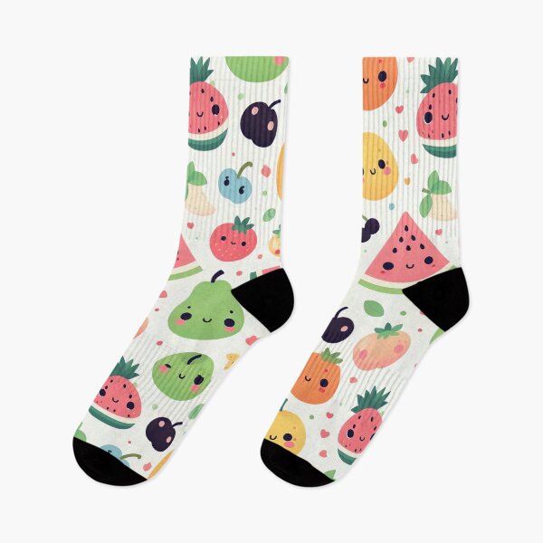 Item preview, Smile fruits pattern designed and sold by Rinohana.