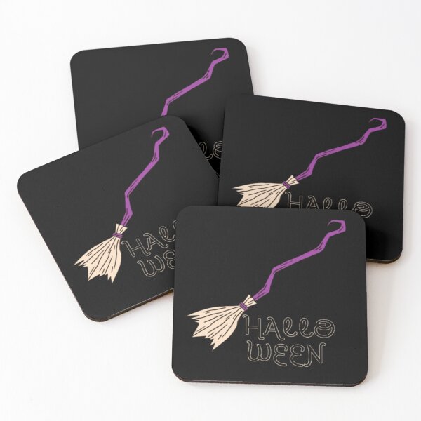 Item preview, Broom magic Halloween day tonight simple life style minimal modern ​neon font color  designed and sold by YardSide.
