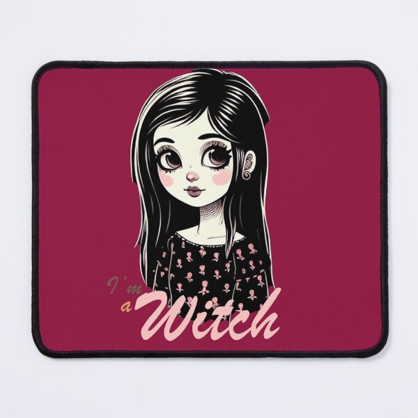 Item preview, I'm a Witch Girl: Neo-Gothic Illustration of Enchantment designed and sold by Wicc-a.