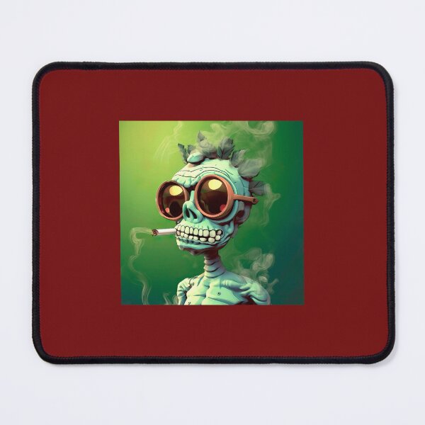 Item preview, Goofy ahh art cool skeleton smokes with glasses Long  designed and sold by sorianom.
