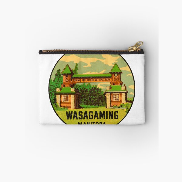 Item preview, Wasagaming Manitoba Vintage Travel Decal designed and sold by hilda74.