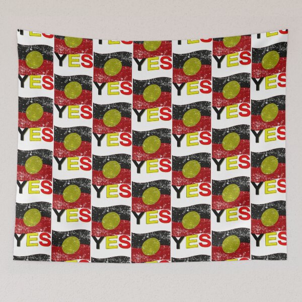 Item preview, Voice To Parliament Aboriginal Flag designed and sold by GraphicsClubb.