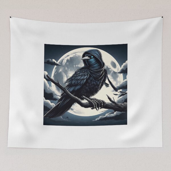 Item preview, Crow in black hood designed and sold by Rinohana.