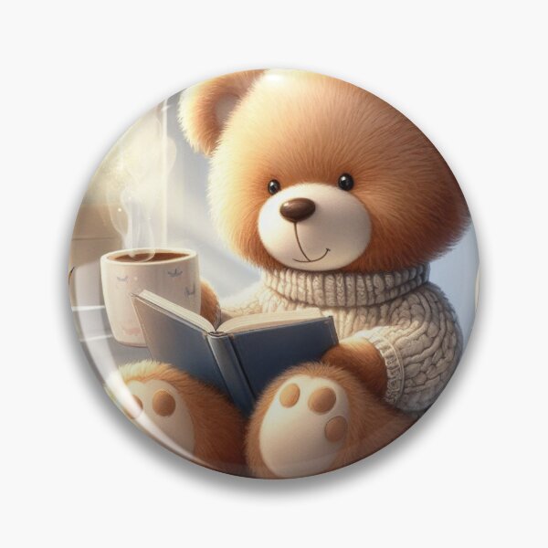 Item preview, Bear drinking coffee designed and sold by ModaZeeen.