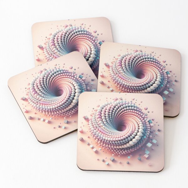 Item preview, Abstract Vortex made up of 3D shapes designed and sold by AtithasosTragos.