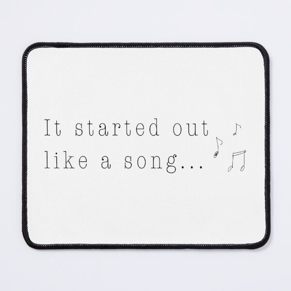 Item preview, It Started Out Like A Song... designed and sold by doodleblatt.