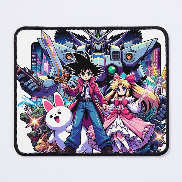Item preview, Retro Anime Crossover Extravaganza designed and sold by starpushers.