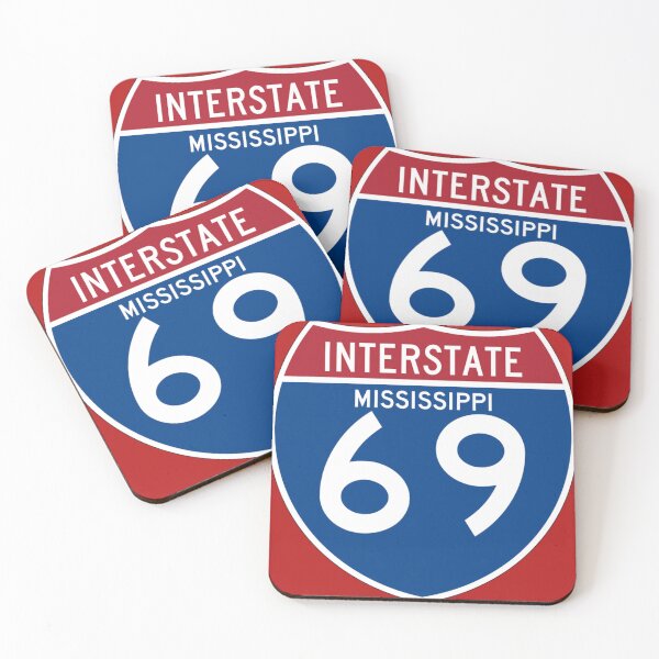 Item preview, Interstate 69 Road Sign designed and sold by GreenGuyTees.