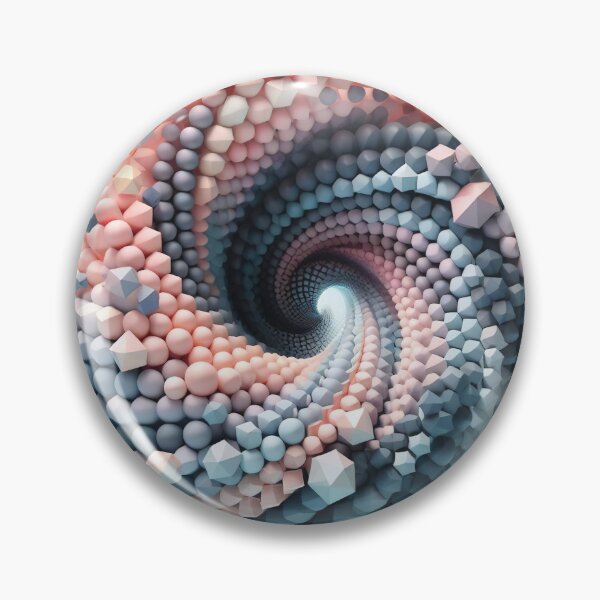 Item preview, Abstract Vortex made up of 3D shapes designed and sold by AtithasosTragos.
