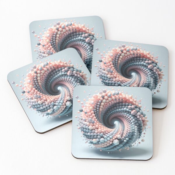 Item preview, Abstract Vortex made up of 3D shapes designed and sold by AtithasosTragos.