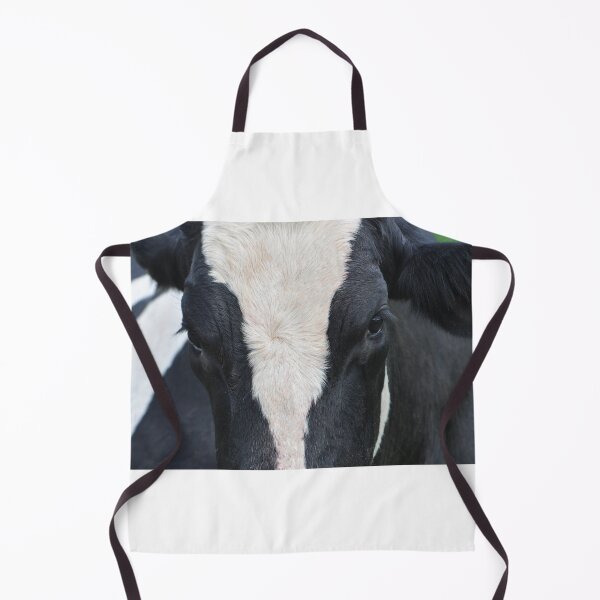 Item preview, Black and White milking cow closeup designed and sold by IPPhotography.