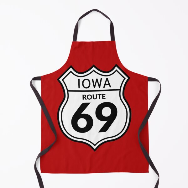 Item preview, Iowa Road Sign Route 69 designed and sold by GreenGuyTees.