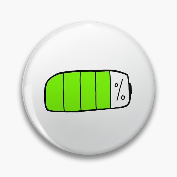 Item preview, Battery almost full icon percentage designed and sold by lukked.