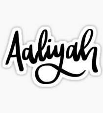 Aaliyah Sticker