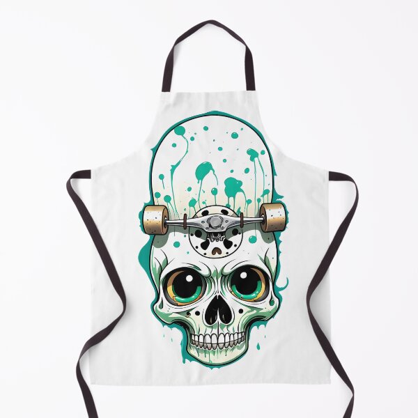 Item preview, Skateboard Skull Head designed and sold by AiPixals.