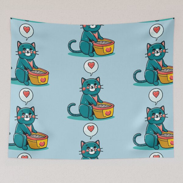 Item preview, cat litter box designed and sold by The  Knick Knack Nook.
