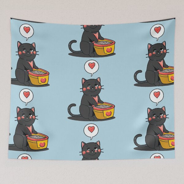 Item preview, cat litter box designed and sold by The  Knick Knack Nook.