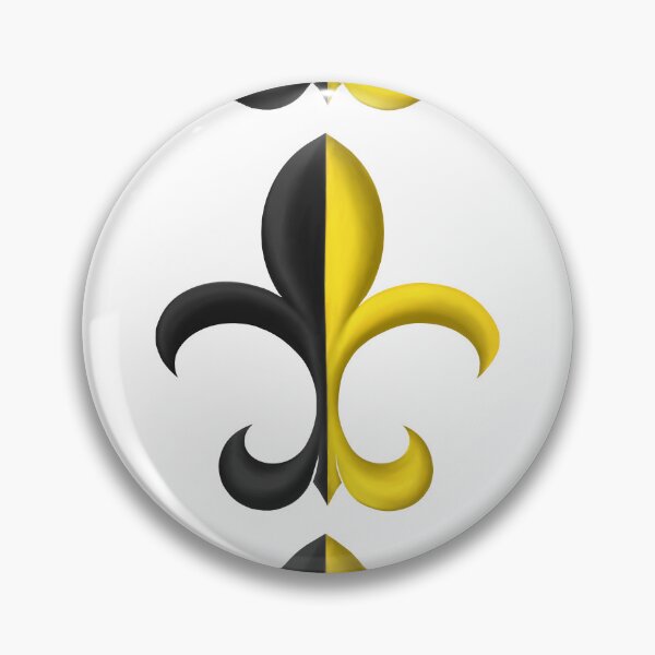 Artikelvorschau, Schwarze und goldene Fleur de Lis entworfen und verkauft von lezell.