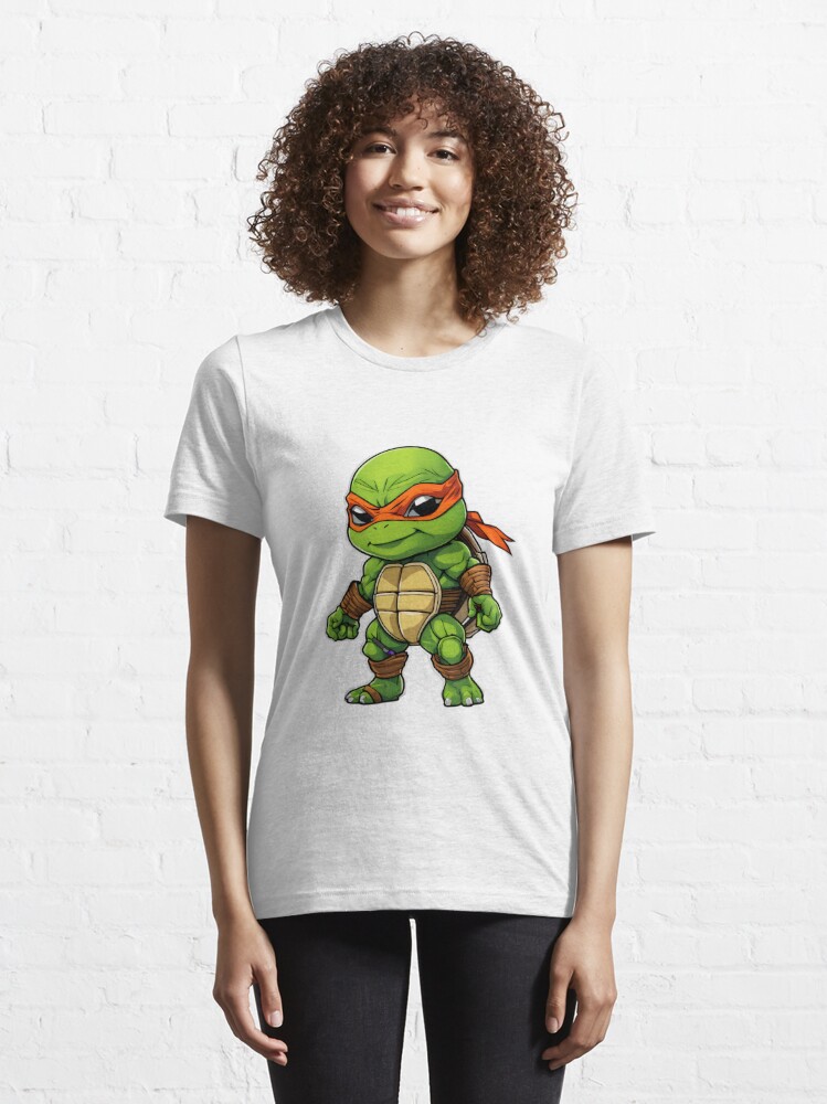 Teenage Mutant Ninja Turtles Mens TMNT Chibi Graphic Black Shirt New S