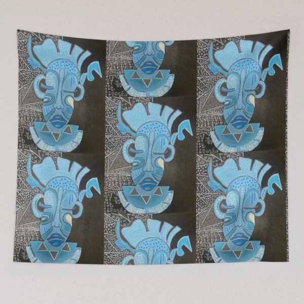 Item preview, Flor azul designed and sold by NiseDesigns.