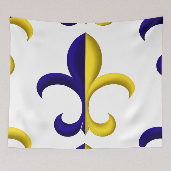 Item preview, Blue and Gold Fleur de Lis designed and sold by lezell.