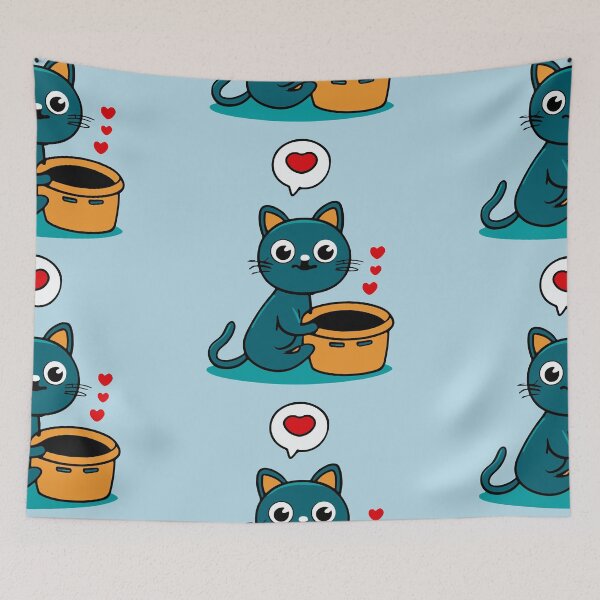 Item preview, cat litter box designed and sold by The  Knick Knack Nook.