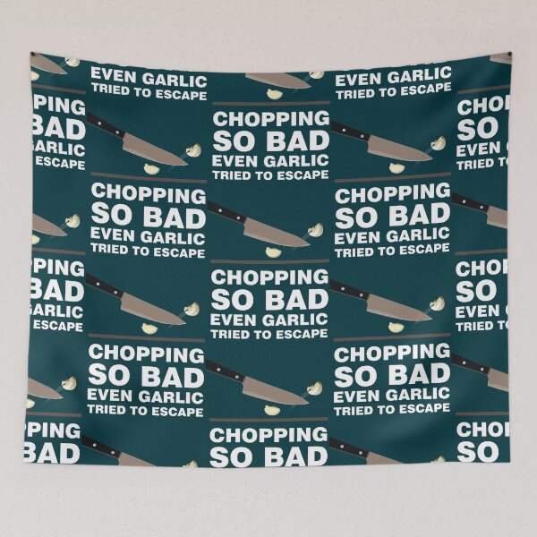 Item preview, Chopping So Bad Even Garlic Tried to Escape   designed and sold by Rielburci.