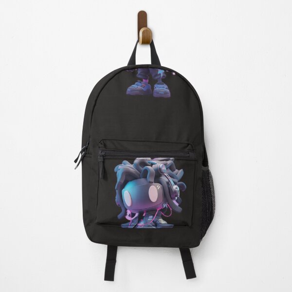 Item preview, purple doodle alien robot designed and sold by CaveAbdul.