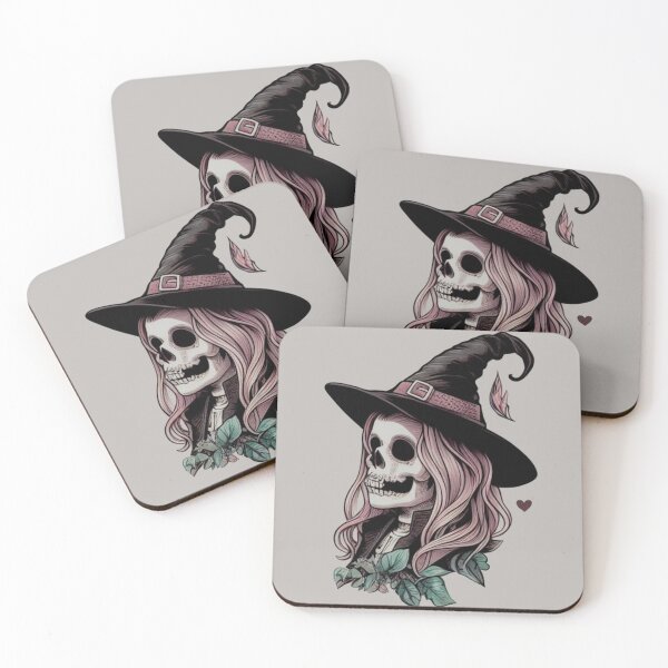 Item preview, Skull Witch: Neo-Gothic Illustration of Occult, Spooky, and Natural Beauty designed and sold by Wicc-a.