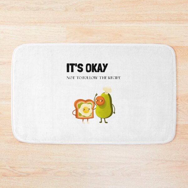 Item preview, It_s Okay not to follow the recipe, funny food cooking quote, ORIGINAL Willow Days designed and sold by Rielburci.