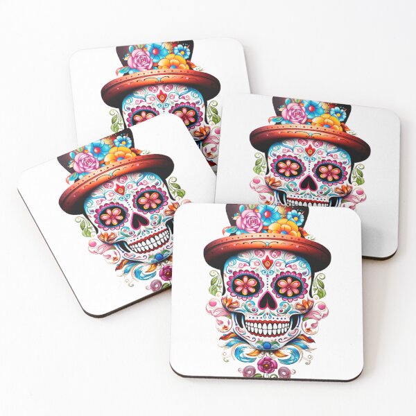 Item preview, Skull with Festive Hat designed and sold by Negronbebe.