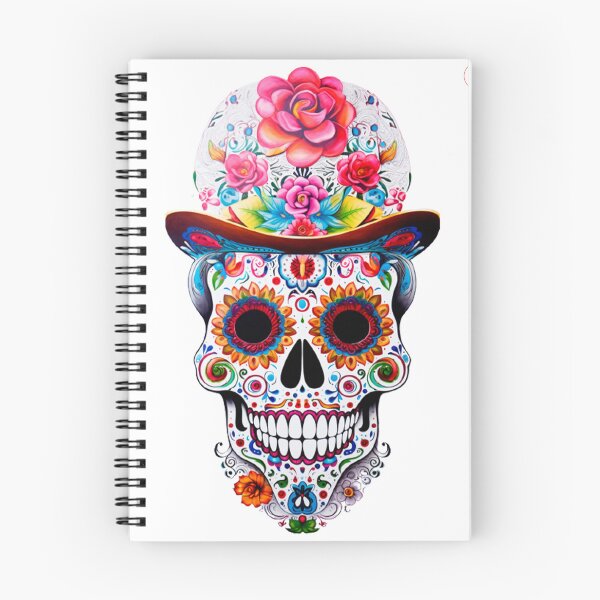 Item preview, Skull with Festive Hat designed and sold by Negronbebe.