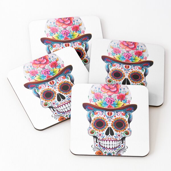 Item preview, Skull with Festive Hat designed and sold by Negronbebe.