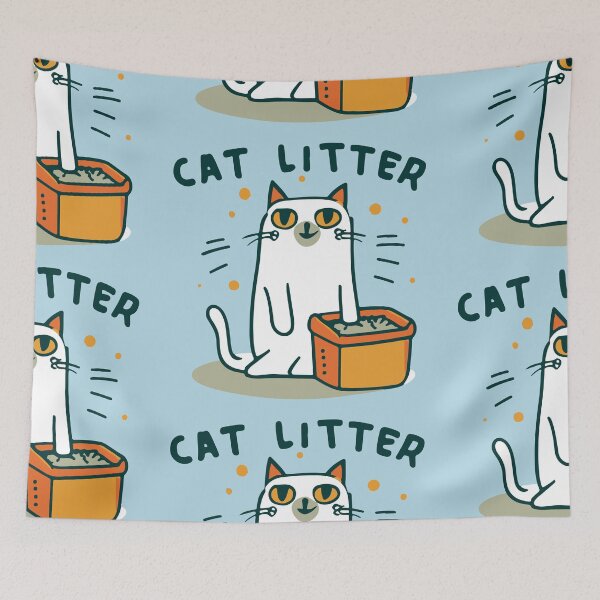 Item preview, cat litter box designed and sold by The  Knick Knack Nook.