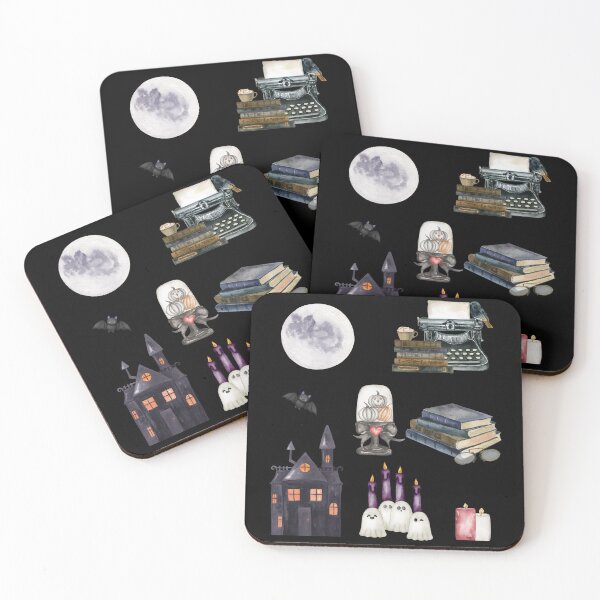 Item preview, Halloween Set For Book Lovers designed and sold by patternjp.