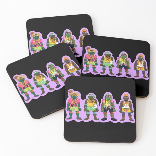 Item preview, Sewer Surfin’ TMNT - Purple Outline designed and sold by The Abysmall.