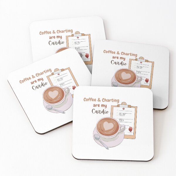 Item preview, Nurse Life Coffee and Charting designed and sold by PrettyGirl Gallery.