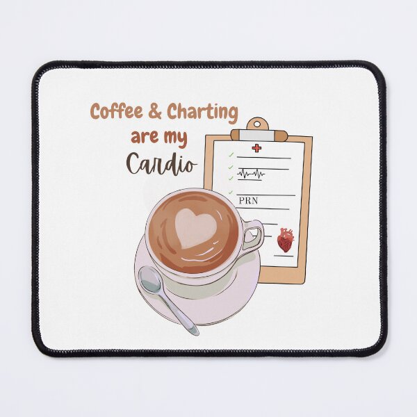 Item preview, Nurse Life Coffee and Charting designed and sold by PrettyGirl Gallery.