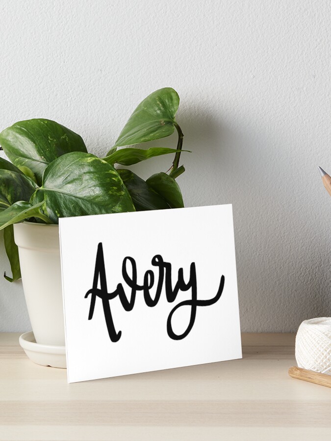 Printable magnetic sheets from Avery + poster board letters +