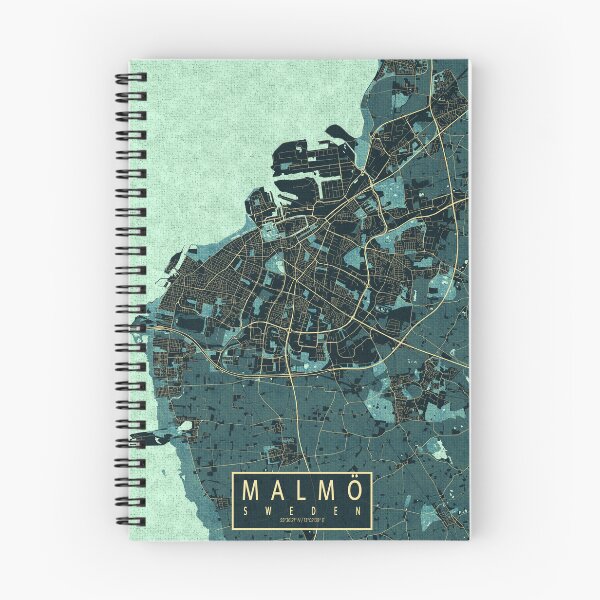Item preview, Malmo City Map of Sweden - Summer designed and sold by deMAP.