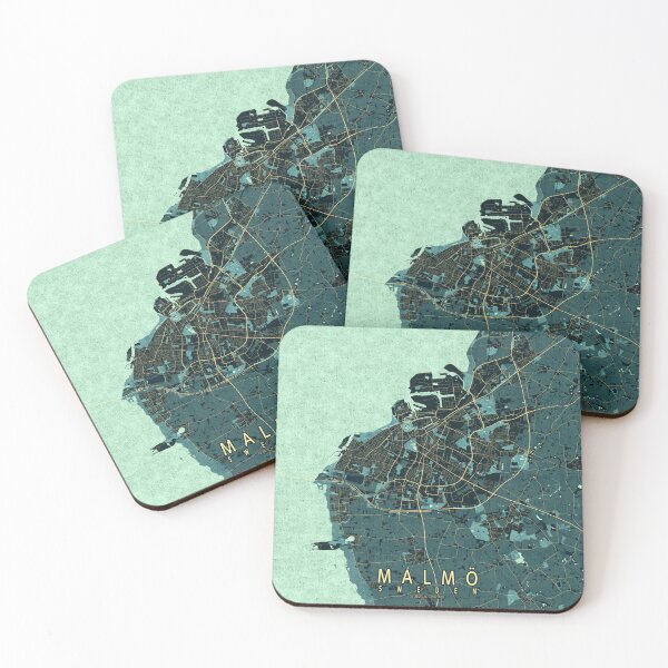Item preview, Malmo City Map of Sweden - Summer designed and sold by deMAP.