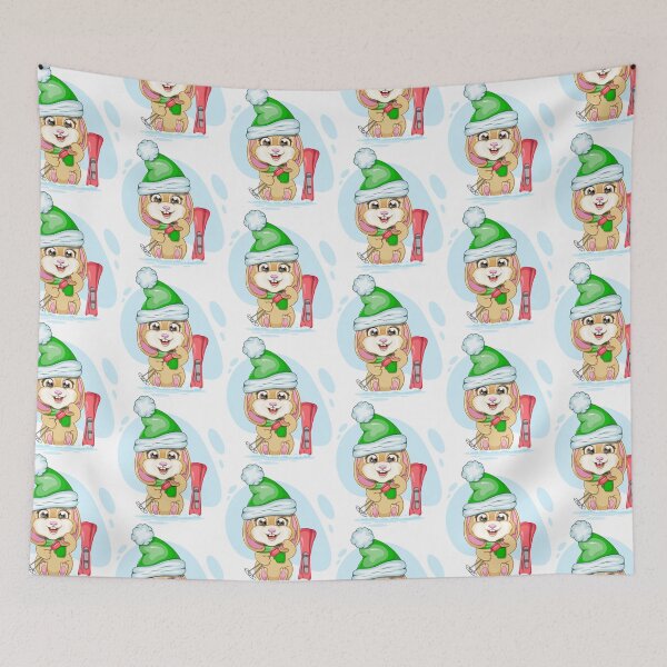 Item preview, Cute bunny with ski, Christmas, Easter designed and sold by quanlh.